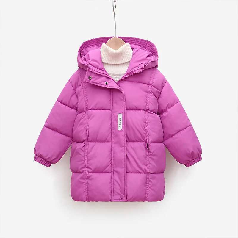 Boys Girls Winter Down Jackets Teenager Thicken Warm Hooded Coats Kids Casual Long Clothing Children Autumn Windproof Parkas Y251023