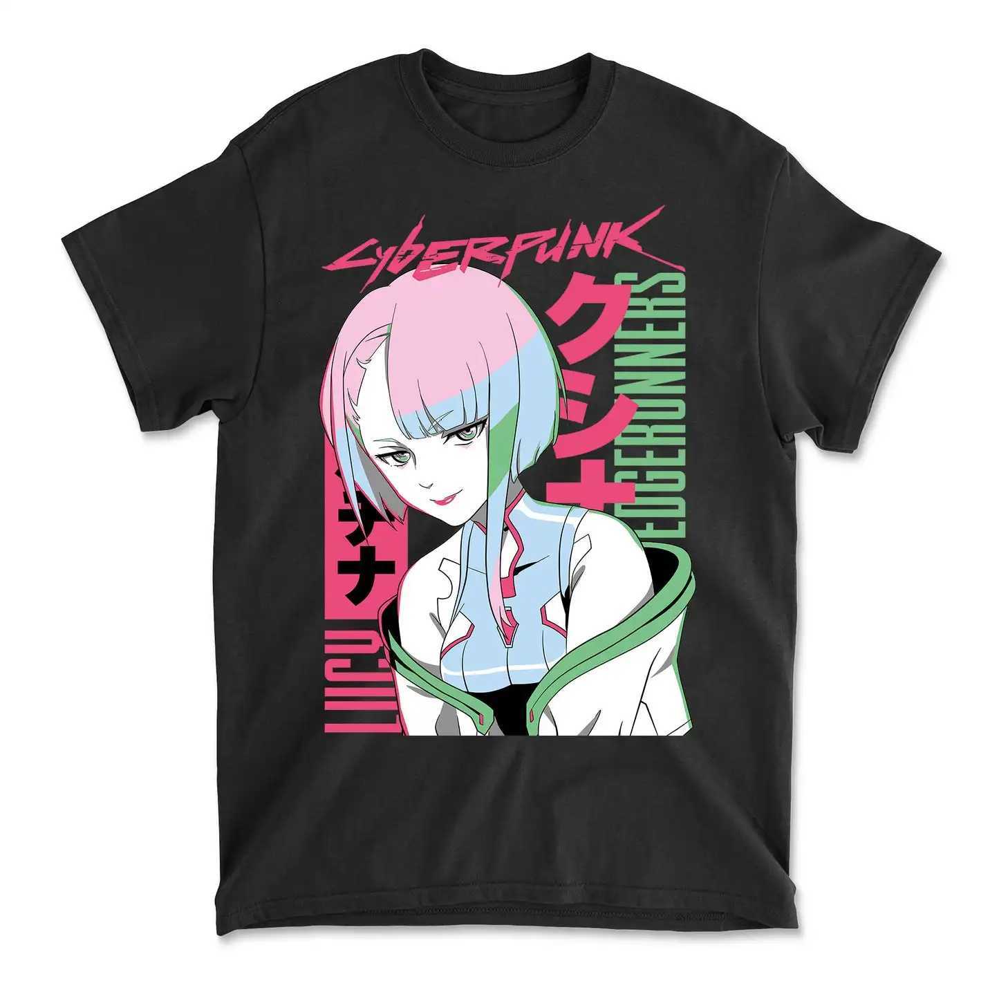 Cyber Edgerunners Shirt TShirt Edge Runners Lucy Men Women Short Sleeve Tee Girl Gift ShirtCasual TShirt Tee All SizeXJ251023