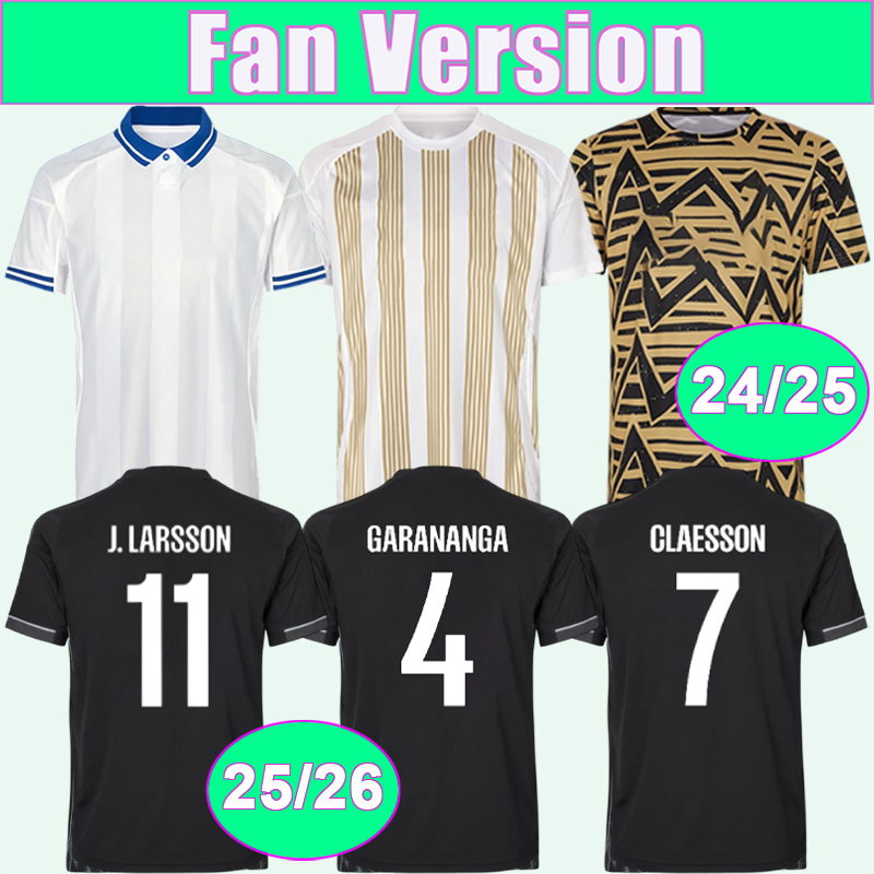 24 26 Copenhagen Mens Soccer Jerseys CLAESSON MATTSSON ELYOUNOUSSI J. LARSSON LERAGER CORNELIUS GABRIEL Home Away GK Champion Edition Football Shirts