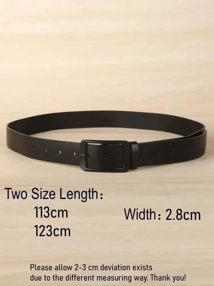 Fashion Classic Pu Leather Belt with Prong Buckle Dress Belt for MenXJ251023