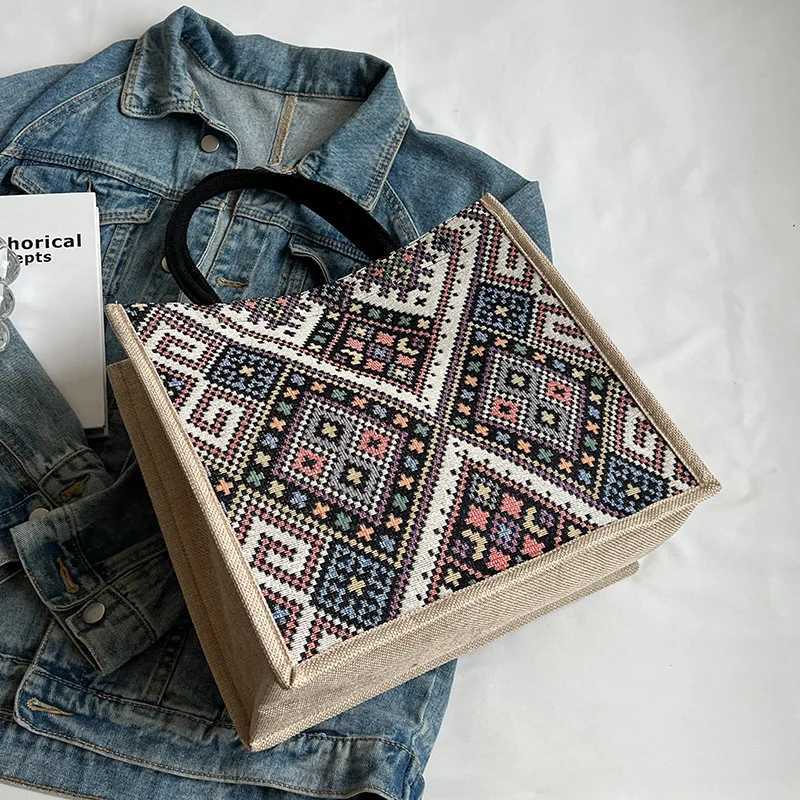 2025 NEW ethnic style Hot selling large capacity commuter bag female 2023 new fashion single shoulder Tote bag national styleL251023
