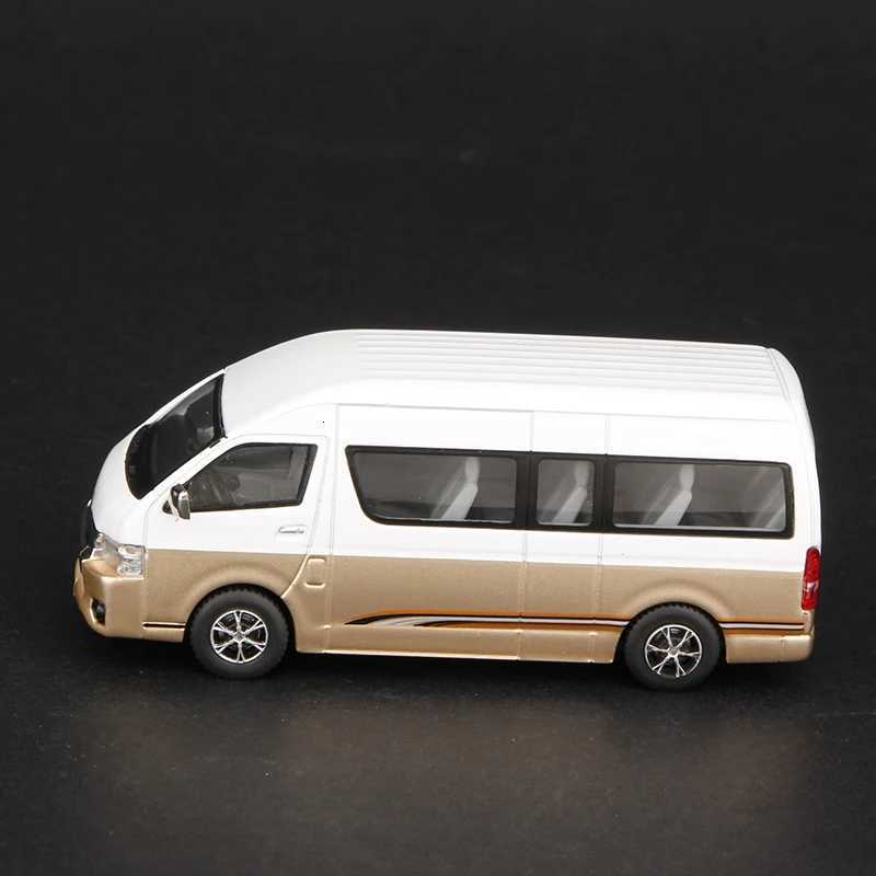 Massdi 164 Toyota Hiace H200 Car Model Alloy Bus Miniature Minibus Diecast Vehicles Toy CollectionT251023