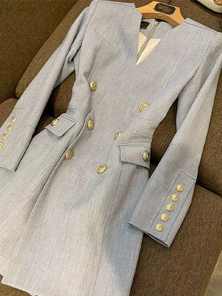 Autumn Professional Dress Small Fragrant Elegant Blazer Highend Feel Slimming Waist Cinching Suit Skirt for Women 251020