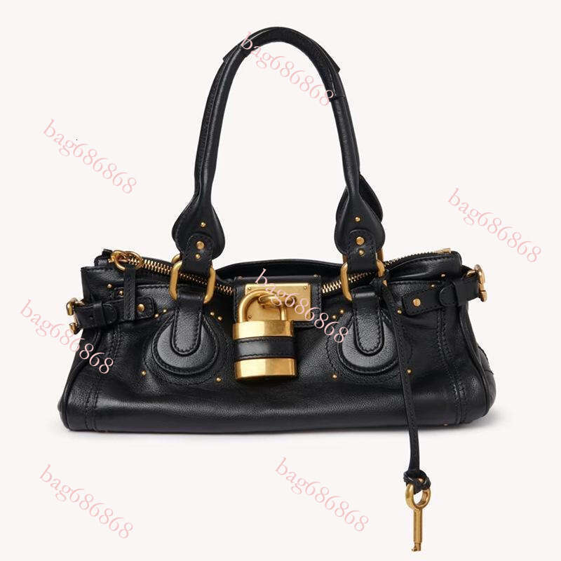 toteBag Shoulder bag ROSE NOIRE Ins Internet Celebrity New Tote For Women Classic Lock Design Handbag Fashion Commuter Shoulder Bag