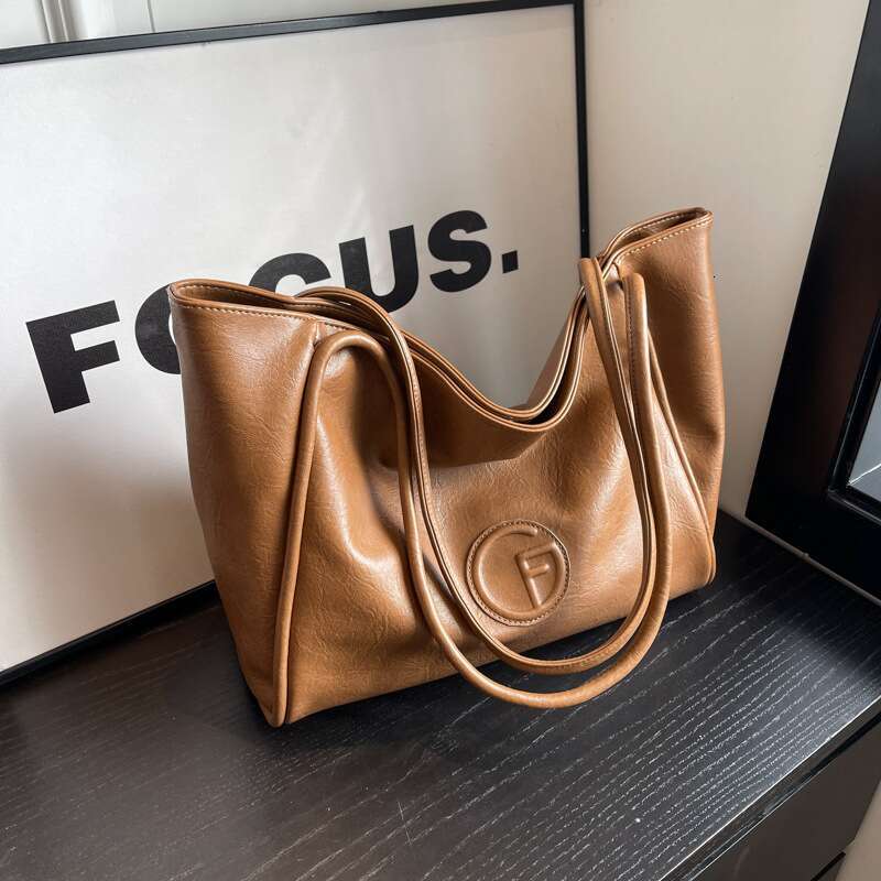 Simple And Stylish Large Capacity Tote Bag For Women With A Sense Of , New Casual Shoulder Bag, Niche Commuting