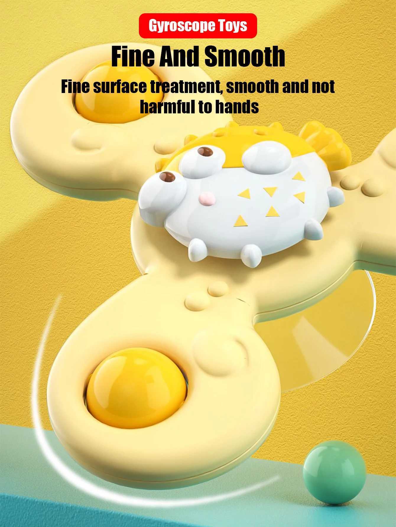 3PcsSet Baby Bath Toys Funny Bathing Sucker Spinner Suction Cup Cartoon Rattles Fidget Educational Toys For Children Boys Gift J251023
