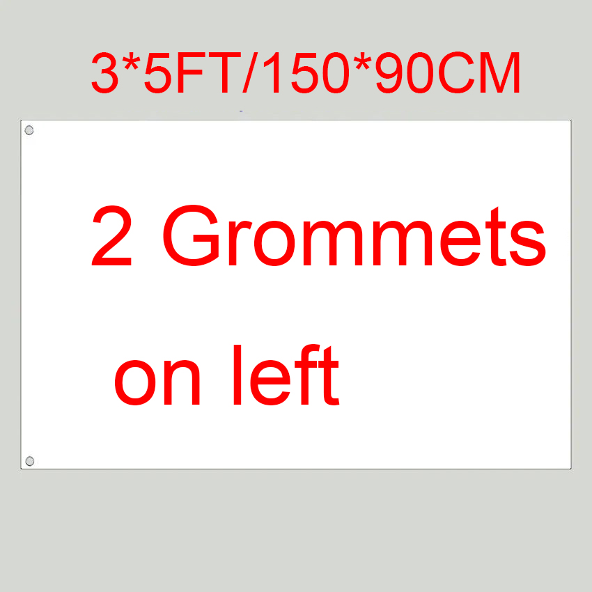 Custom Banner Flags 3x5 Feet Custom Flag and Banner Any Logo Any Color 100D Polyester Digital Printing w/ shaft cover Grommets 4