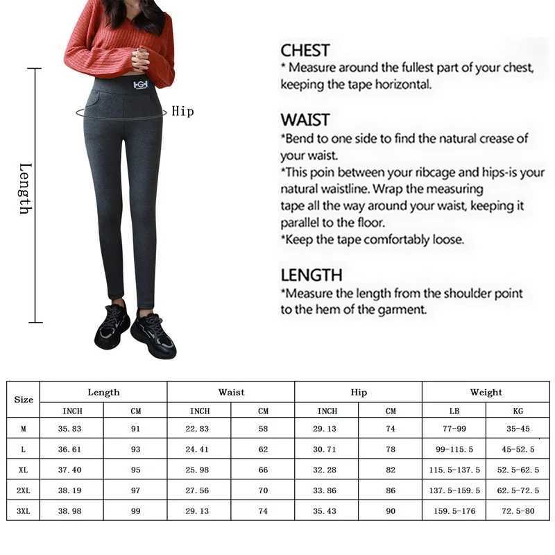 Winter Thermal Pants For Woman Lamb Cashmere Leggings High Waist Extra Thick Wool Tights Pants Warm Fleece Insulated TrousersT251023