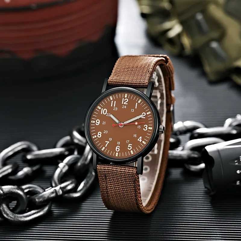 Fashion Men Watches Luminous Nylon Band Watch Men Wrist Quartz Sports Shock Wristwatches Couple Waterproof Relogio MasculinoL251023