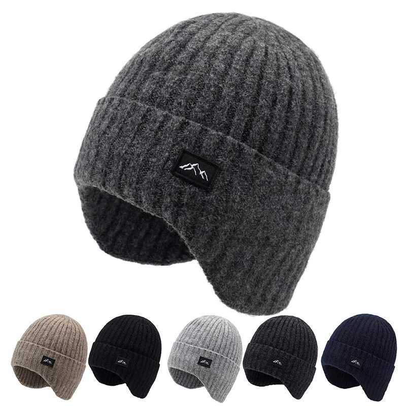Unisex Ear Protection Beanie with Thermal LinedLeisure Warmth Knitted Skull Cap for Outdoor Cold WeatherSuitable for Daily UseXJ251023