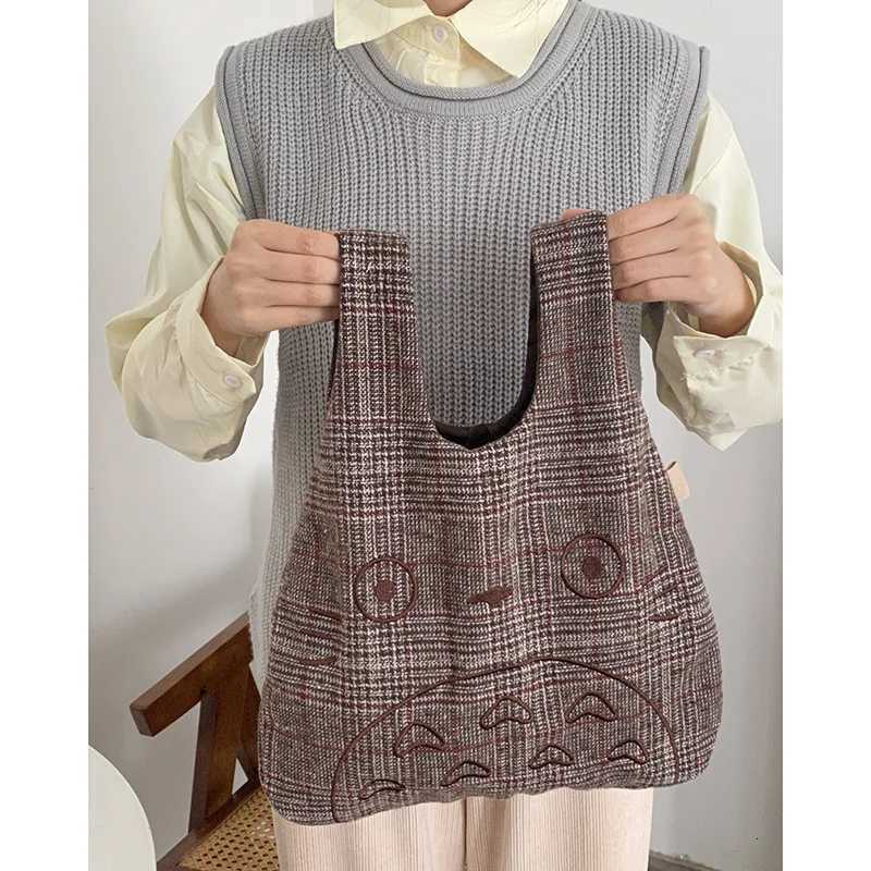 Fashionable Soft and Cute Plush Tote Bag New Ins Leisure Walking Bag Large Capacity BagL251023