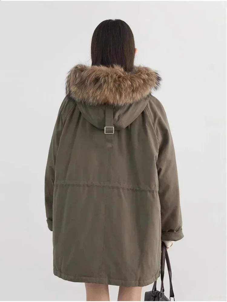 CHIC VEN Women Down Coats Loose Casual 90 White Duck Workwear Jacket Hooded Female Overcoat Autumn Winter 251013