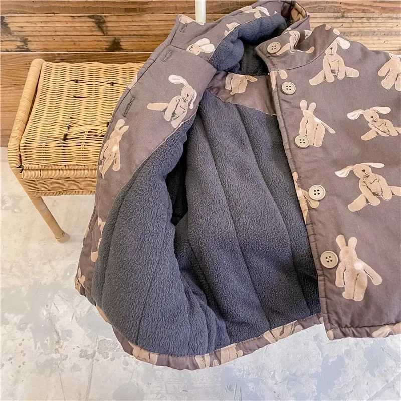 Children From 1 To 7 Years Outerwear Cartoon Kids Thick Padded Coat With Hood Korean Baby Clothing Girl Boy Jacket Warm Winter Y251023