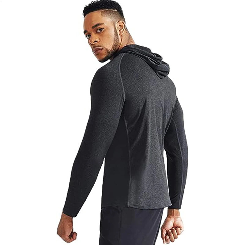 Sport Hoodies Jacket Men Gym Fitness Muscle Sweatshirt Sportswear Workout Athletic Pullovers Training Running Tracksuirts 251023