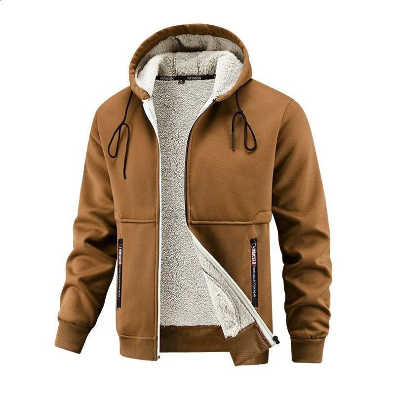 Autumn and Winter Lamb Fleece Jacket for Men Comfortable High Quality Fashionable with Warm 251023