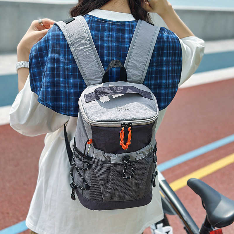 Backpack Outdoor Sports Backpack Large Capacity Cycling Backpack Fashion Bag Oxford Cloth College Student Backpack Hiking Bag W251023