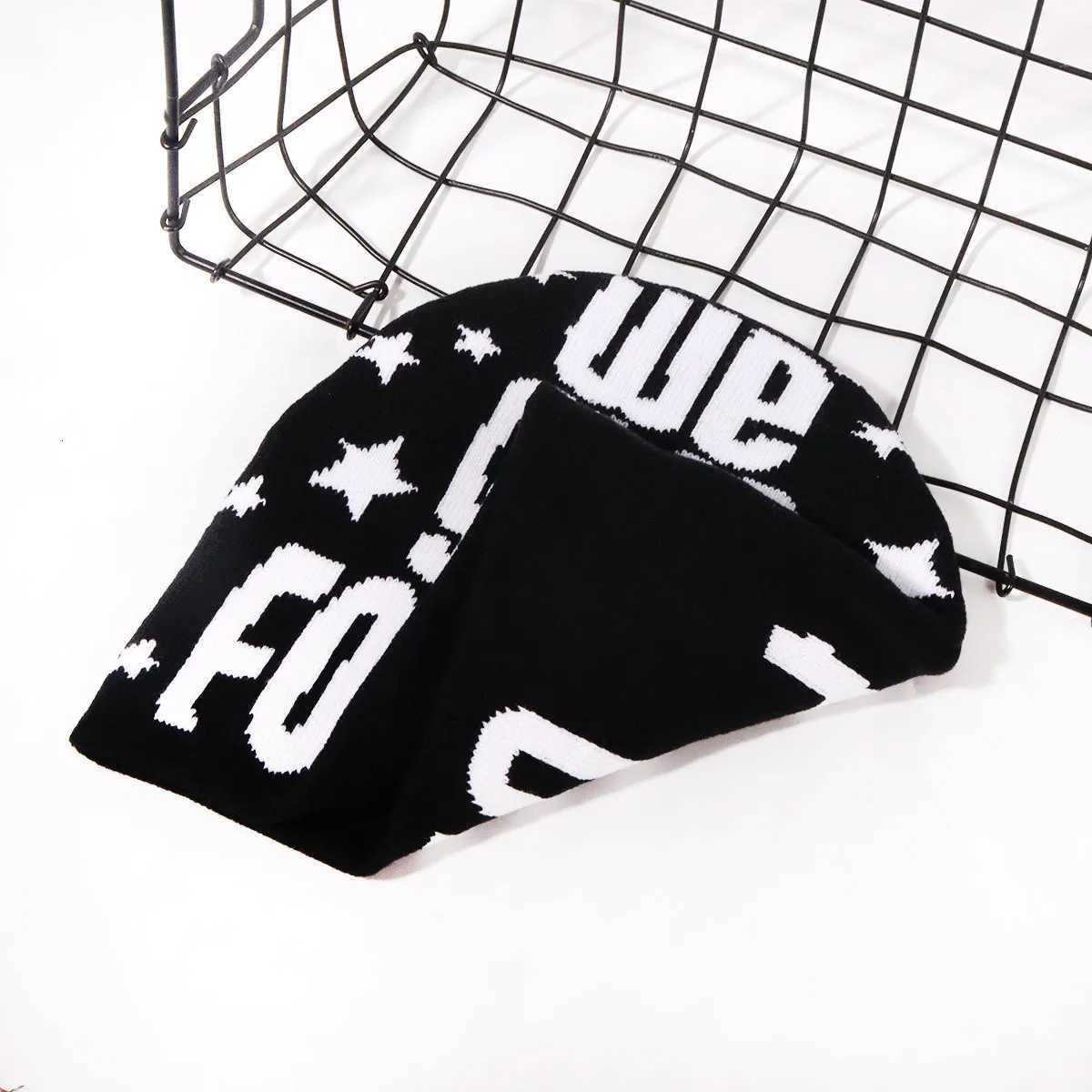 Letter Knitted Hat Winter Warm Beanie Hat Beanie Workwear Hat Men and Women Hip Hop Kanye Female Letter Outdoor FashionXJ251023