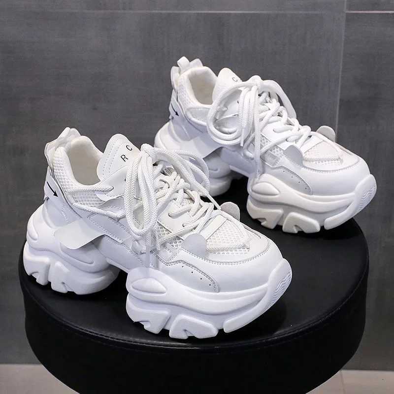 New Fashion Women Tennis Shoes Chunky Sneakers for Women Spring Autumn Thick Bottom Dad Shoe Ladies PU Leather Platform Sneakers Z251022