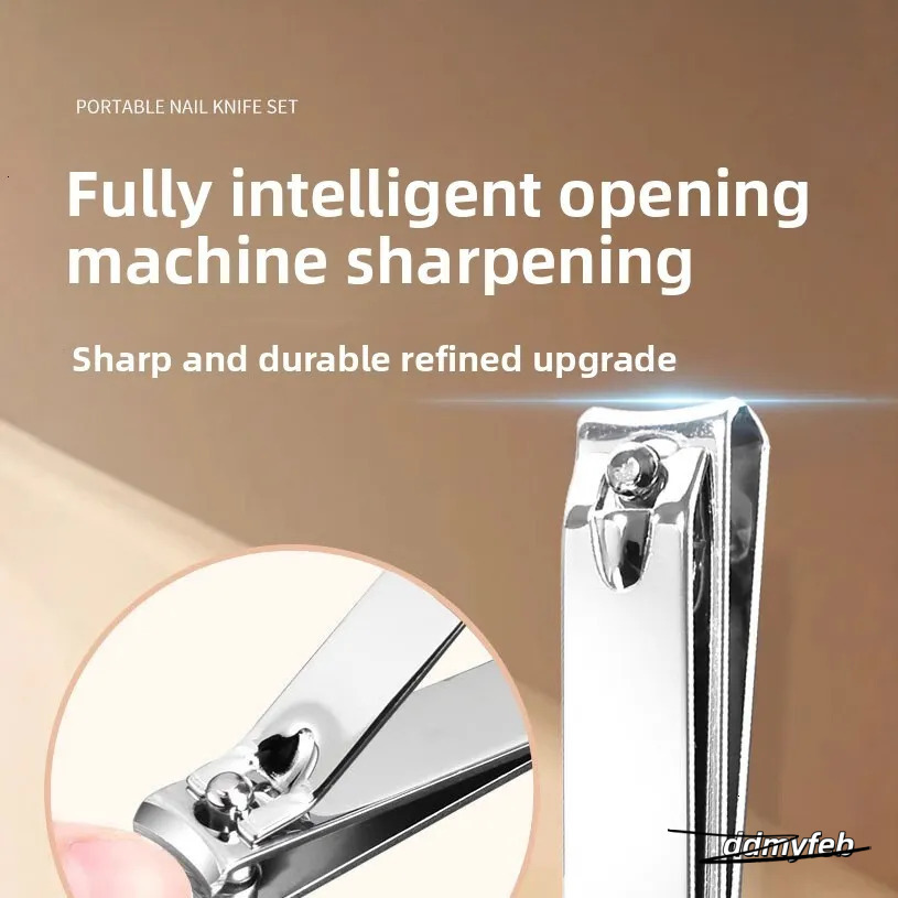 Complete Manicure Set: Round Tail Contouring Clippers, Nail Cutter, And Beauty Tool Kit Ddmyfeb