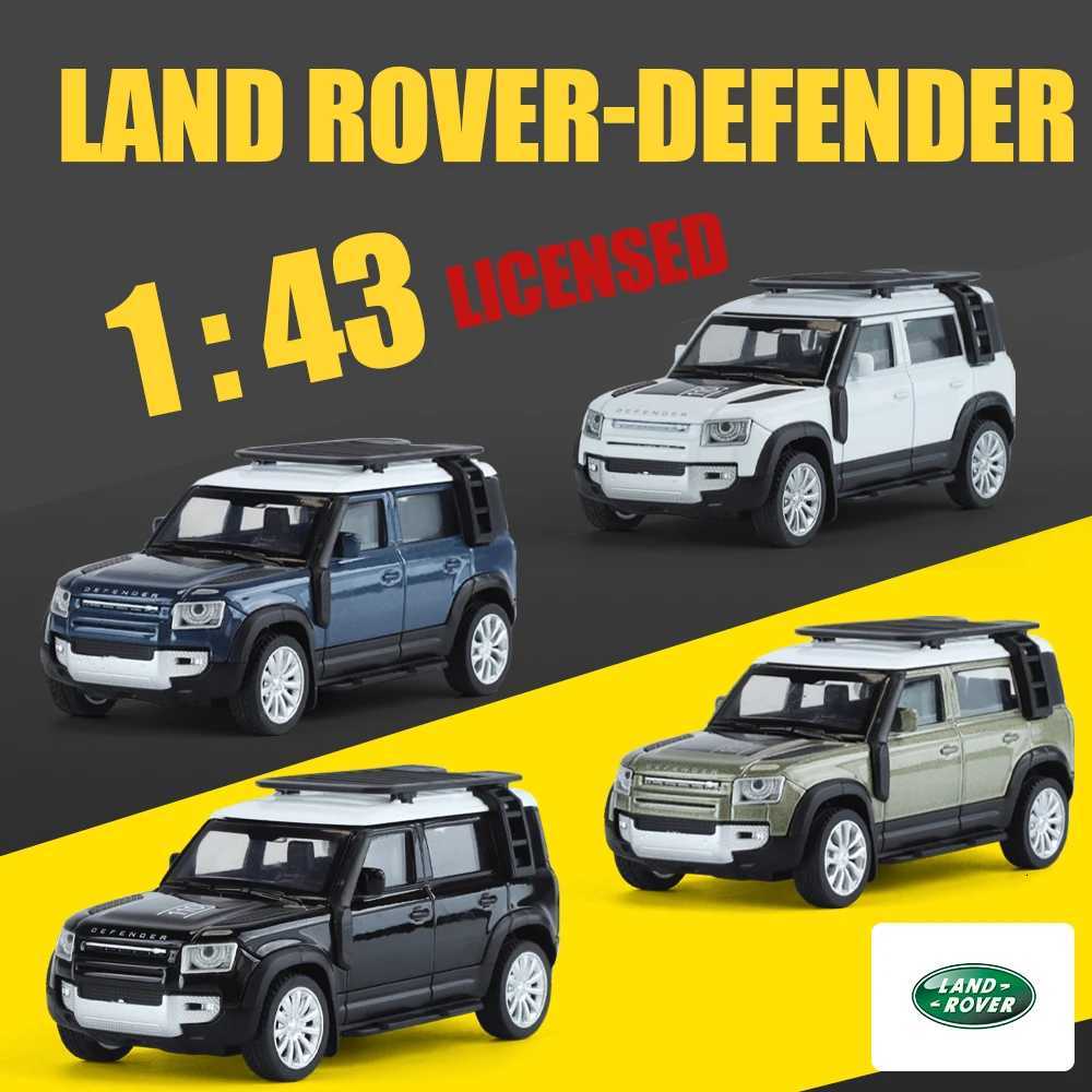 143 Land Defender OffRoad SUV Alloy Diecast Vehicle Model Car Pull Back Suspension Toys Children Birthday Gift Collect OrnameT251023