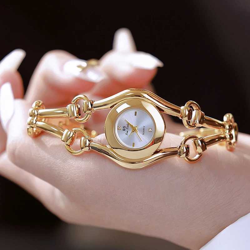 Women Bracelet Watches Top Brand Luxury Elegant Fashion For Ladies Wrist Watches Steel Quartz Female Clock Gold High QualityL251023