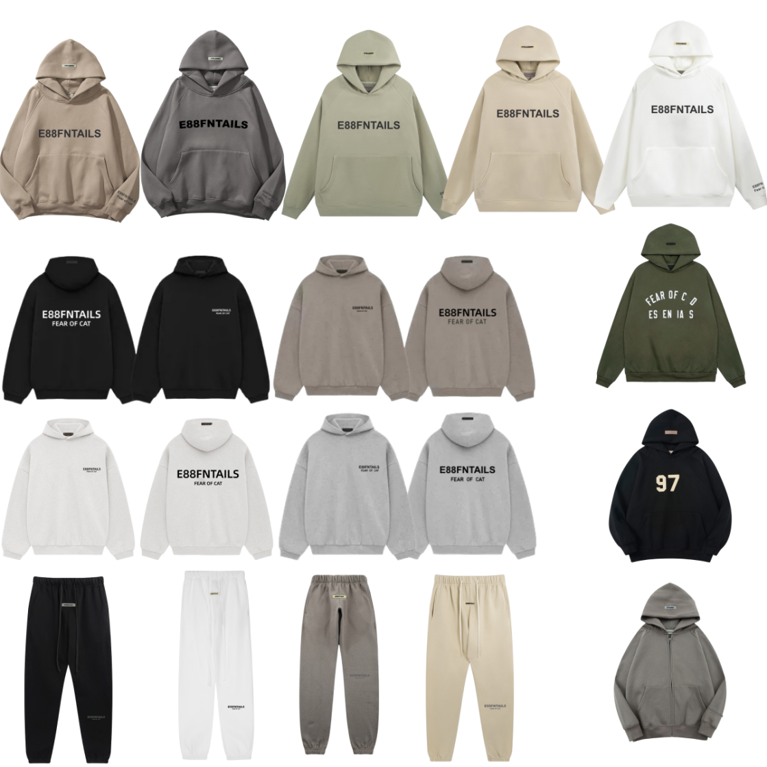 essential designer hoodie hoodie designer hoodies for men mens hoodie tracksuit designer essentials designer hoodie men 3D Letter hoodie Size S-XL Streetwear 2025