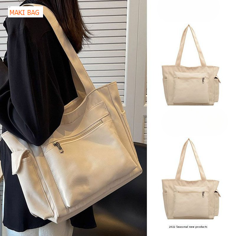 European and American new commuter bag, large capacity handbag, women's new canvas shoulder handbag, designer bag, shoulder bag, luxury bag