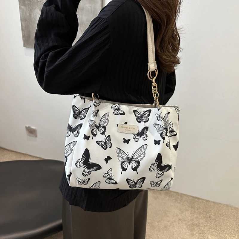New Womens Bag Nylon Shoulder Bag Animal Printing Large Capacity Tote Bag For Teen Girls GiftL251023