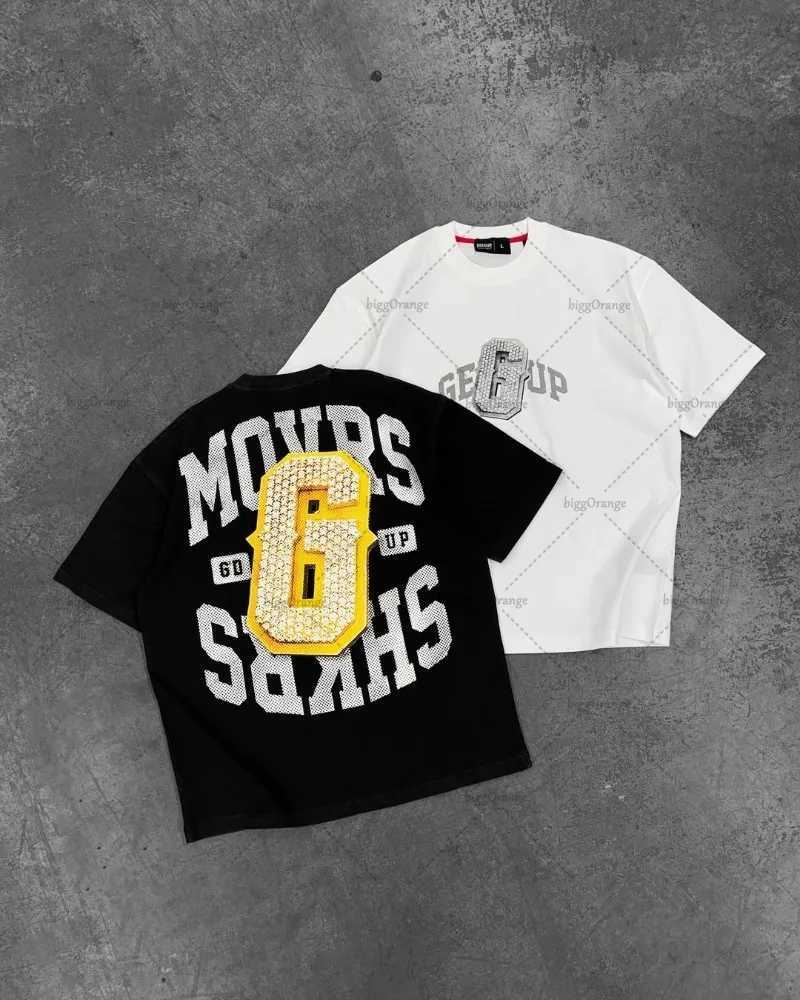 Street Hiphop Retro Letters Fashion Oversized Shortsleeved Men 2025 American Harajuku Y2K Casual Loose Shortsleeved WomenXJ251023