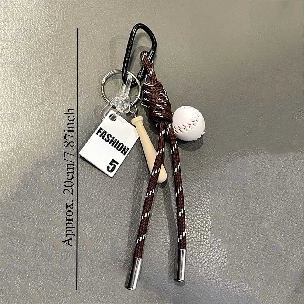 Tote Bag RopesCute Bag Decors Y2K Keychain Bag Pendants Hand Woven Phone Rope Women Bag Ropes Baseball Badminton Tennis Pendant Z251023