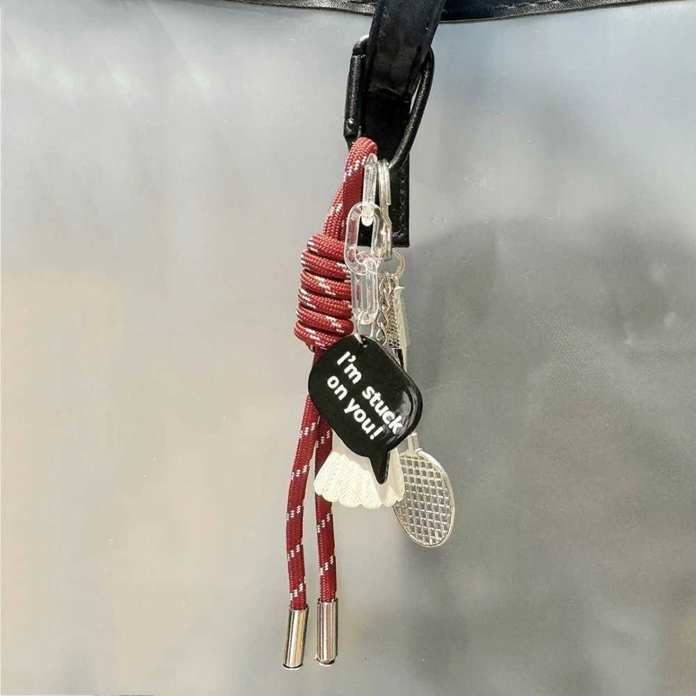 Tote Bag RopesCute Bag Decors Y2K Keychain Bag Pendants Hand Woven Phone Rope Women Bag Ropes Baseball Badminton Tennis Pendant Z251023