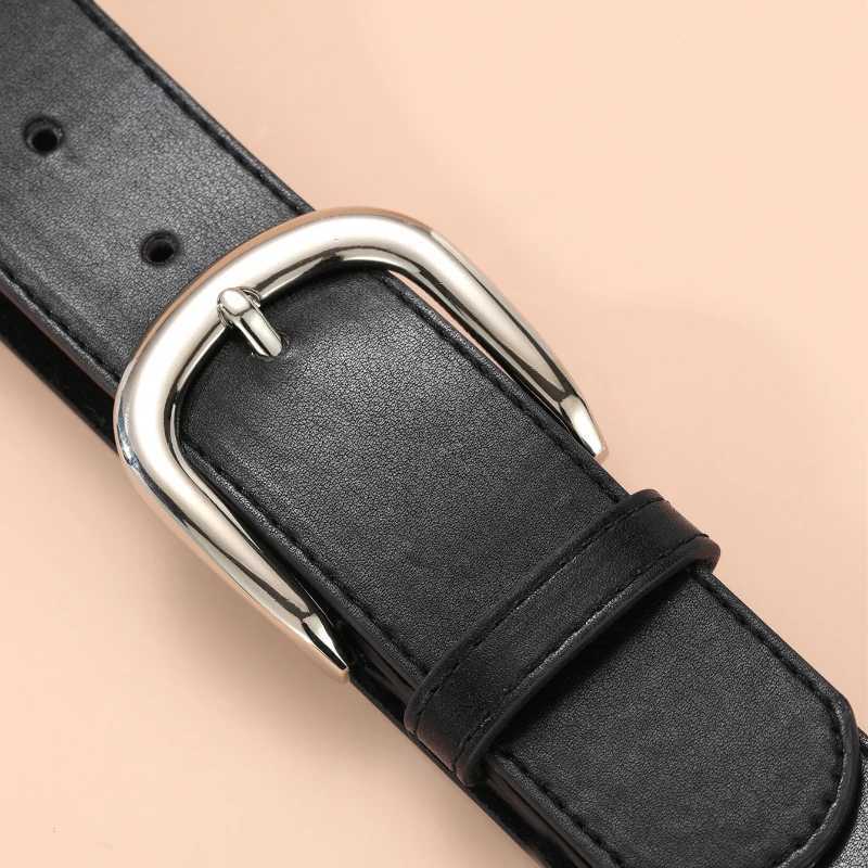 New Simple Womens Needle Buckle Belt Versatile for Daily Use Korean Edition Ins Style White Fashion Decoration Jeans BeltXJ251023