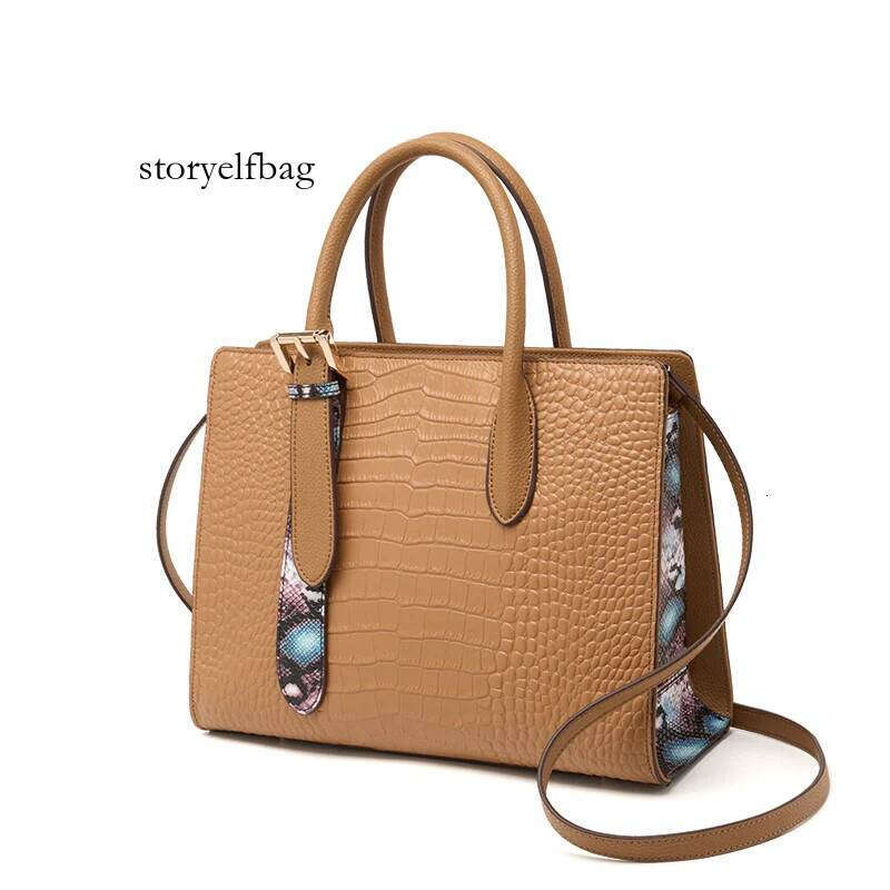 New Arrived Genuine Leather Handbag Classical Single Shoulder Bag Business Fashion Women Purses High Quality#YC361