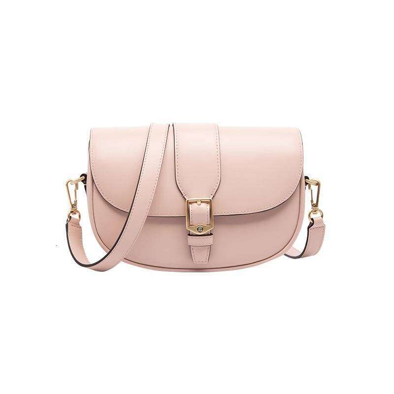 Genuine Leather Classic Vintage Shoulder High Quality Cowhide Saddle Bag Hot Selling Fashion Trendy Women's Crossbody Bags