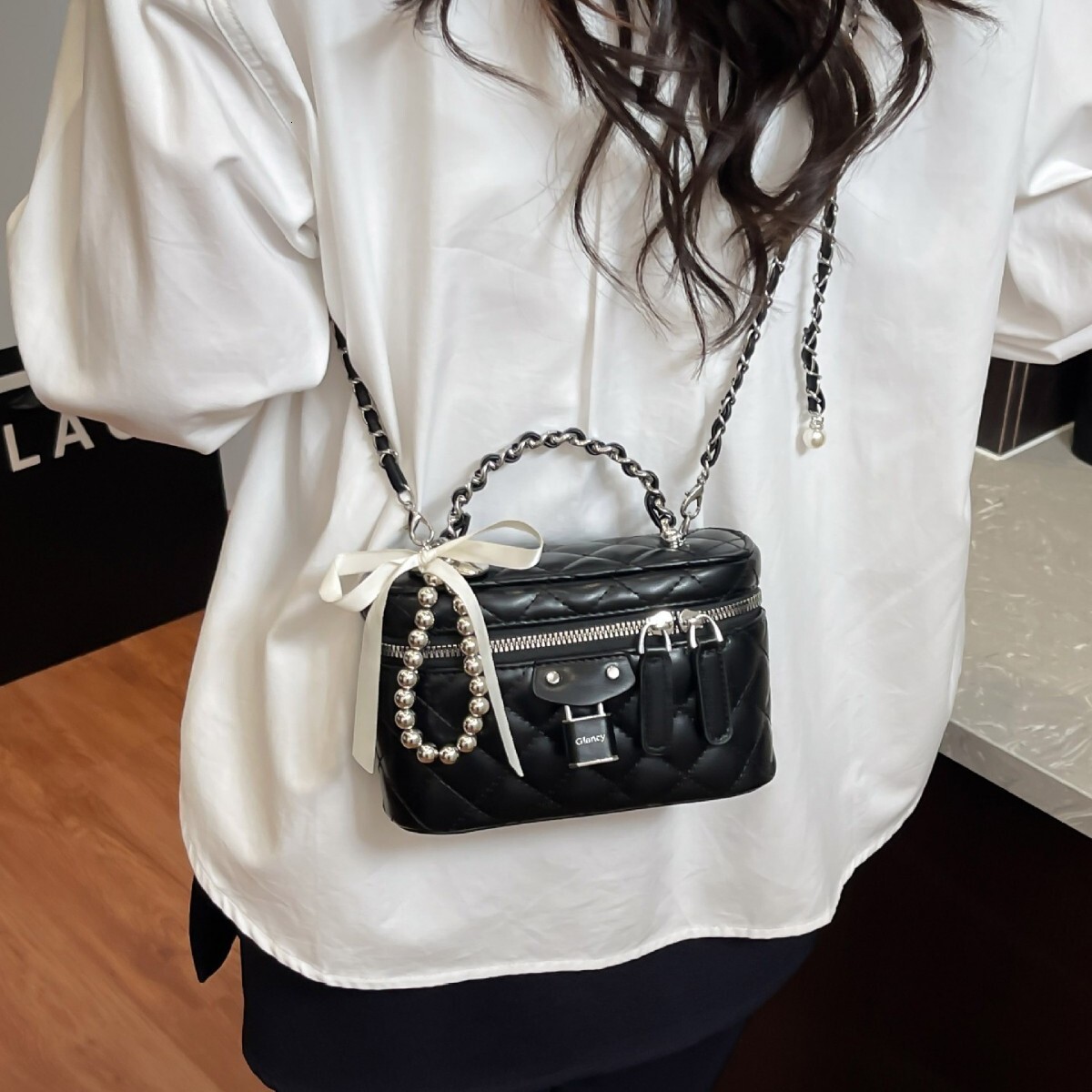 Luxury Brand Designer Bag High-Quality Textured Handbag For Women 2025 New Fashion Chain Shoulder Bag Small Style Quilted Crossbody Bag