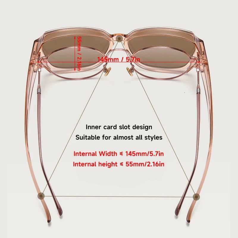 1PCS Polarized Sunglasses Women Men Used Outside Of Prescription Glasses Fit Over Reading Glasses UV400 EyewearW251023