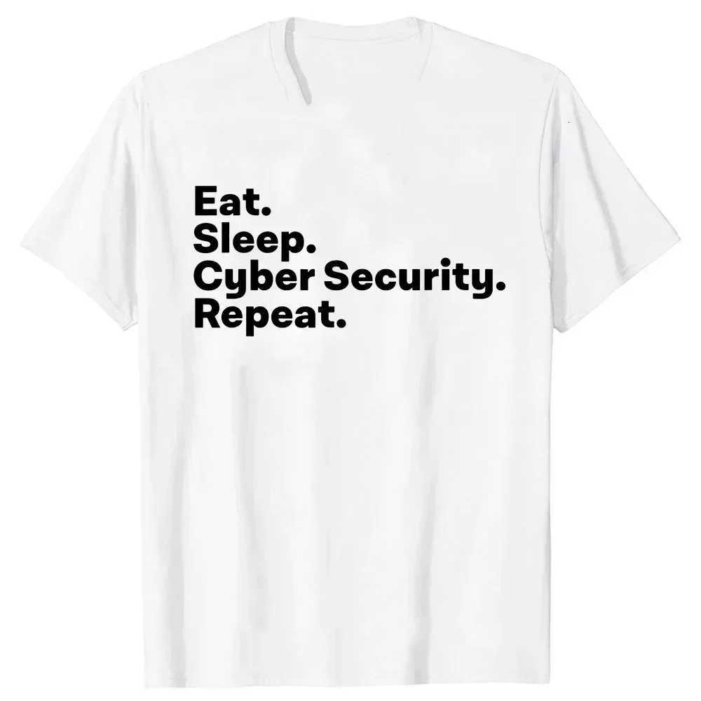Funny Network Security Programmer Printed Tshirt Graphic Tshirt High Quality Men Women Short Sleeve Tshirt Mens SportswearXJ251023