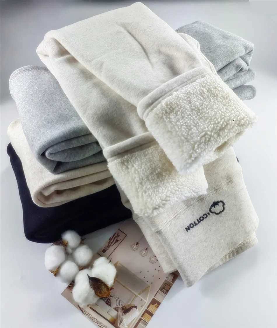 2024 Winter Thermal Leggings Women 15 Velvet Cotton Slim Tights Fleece Pants Stretch Thick Warm Skinny Leggings For WomenT251023