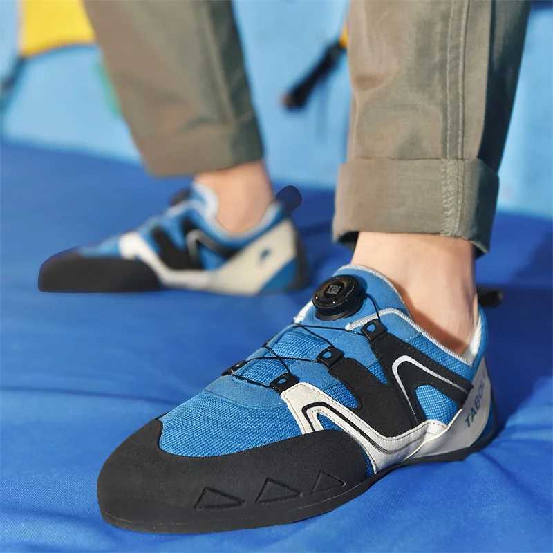 New mens rock climbing Highquality rotary PROfESSional climbing training shoes Outdoor LEisure sports shoes Hking sh J251023