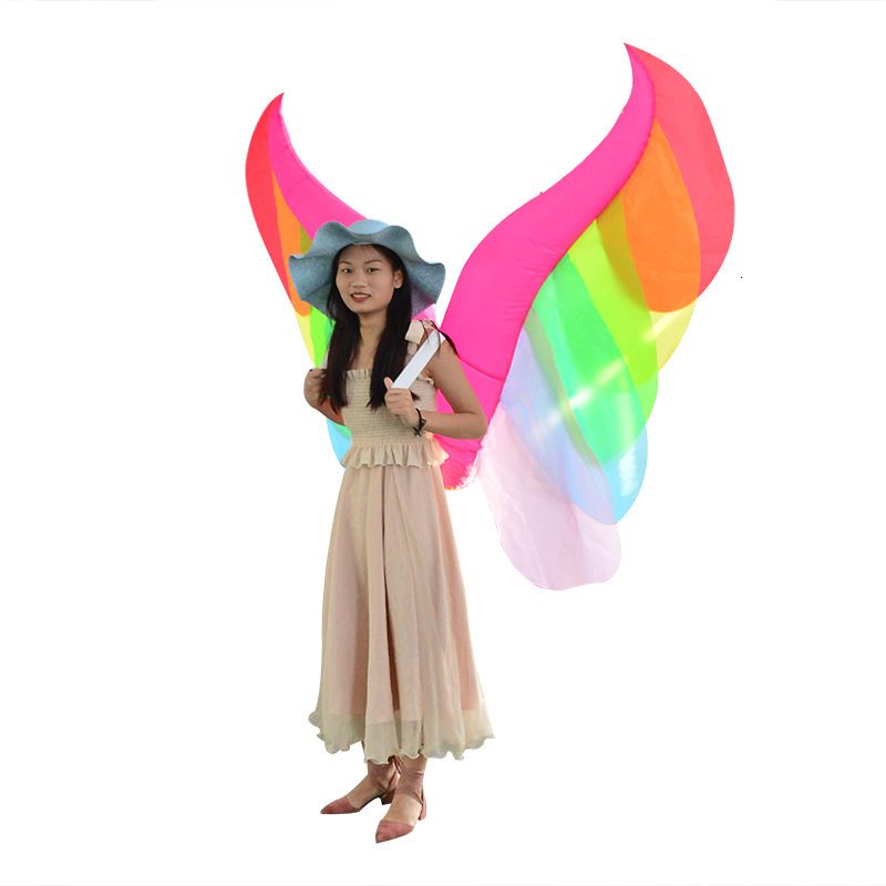 Role playing costume Halloween Devil Wings inflatable set Christmas Rainbow Angel Wings inflatable set