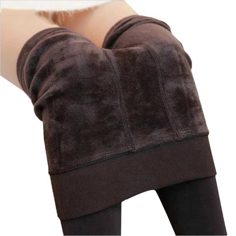 Warm Winter Leggings S5XL Large Size Women Warm Velvet Pants Leggins High Waist Thick Legging Winter Pant Trousers Women LegginT251023