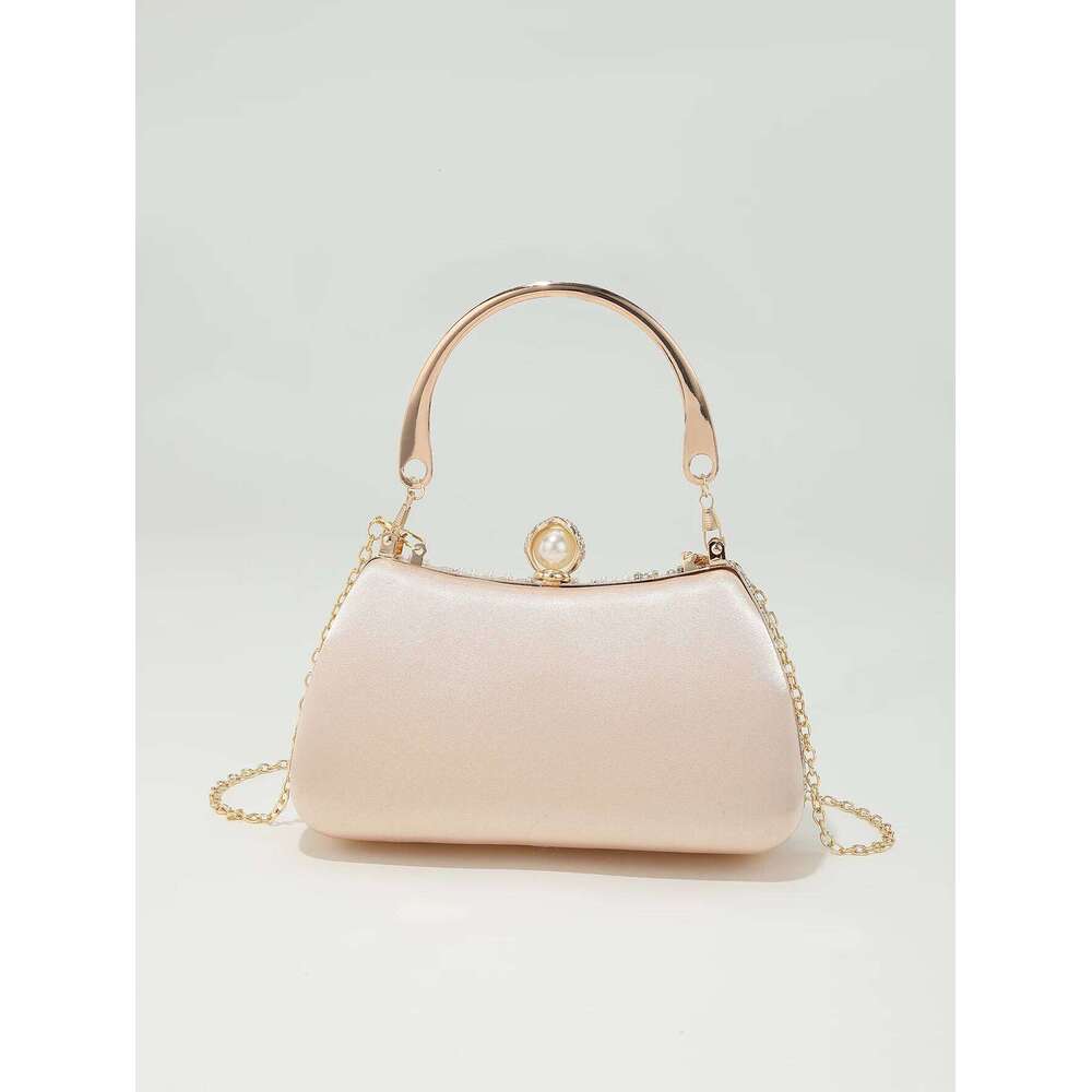 Gorgeous and shiny heavy handmake dia-studded rhinestones beaded flower pattern hand party wedding evening bag