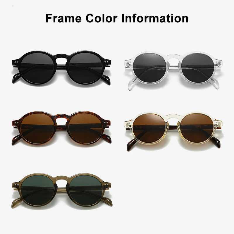 SZTZX Premium Retro Round Prescription Glasses Men Sports Driving Myopia Reading Sunglasses Women UV400 Protection Beach EyewearW251023