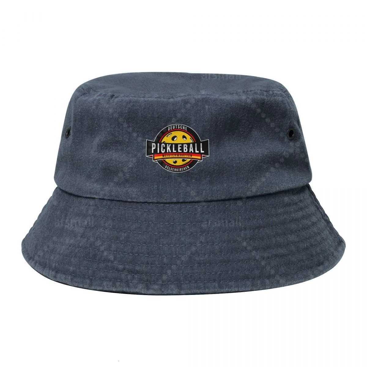 Pickball Unisex Cotton Bucket Hats Adjustab Outdoor Sun Hat for Beach TravelW251023