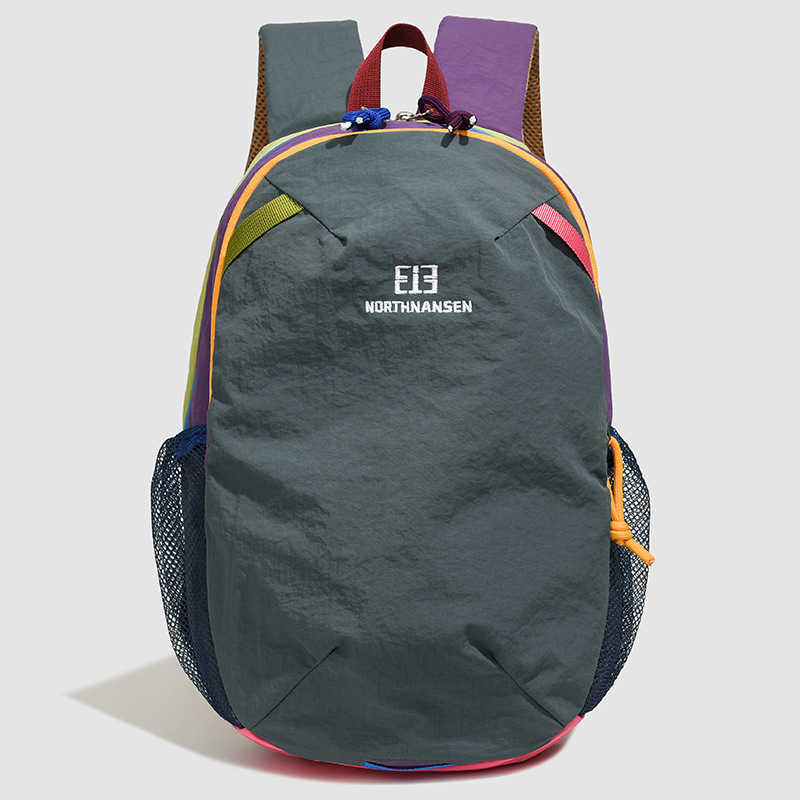 Lightweight Casual Outdoor Sports Bag Large Capacity Nylon Versatile Hiking Mountaineering Bag Fashionable Commuting Travel Small Backpack W251023