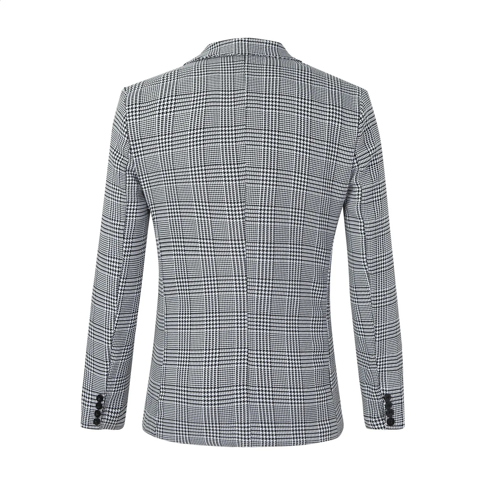 Herringbone Suit ner Costume Casual Business Top Single Breasted Slim Fit Plaid Jacket Athletic Warm Up Suits 251023