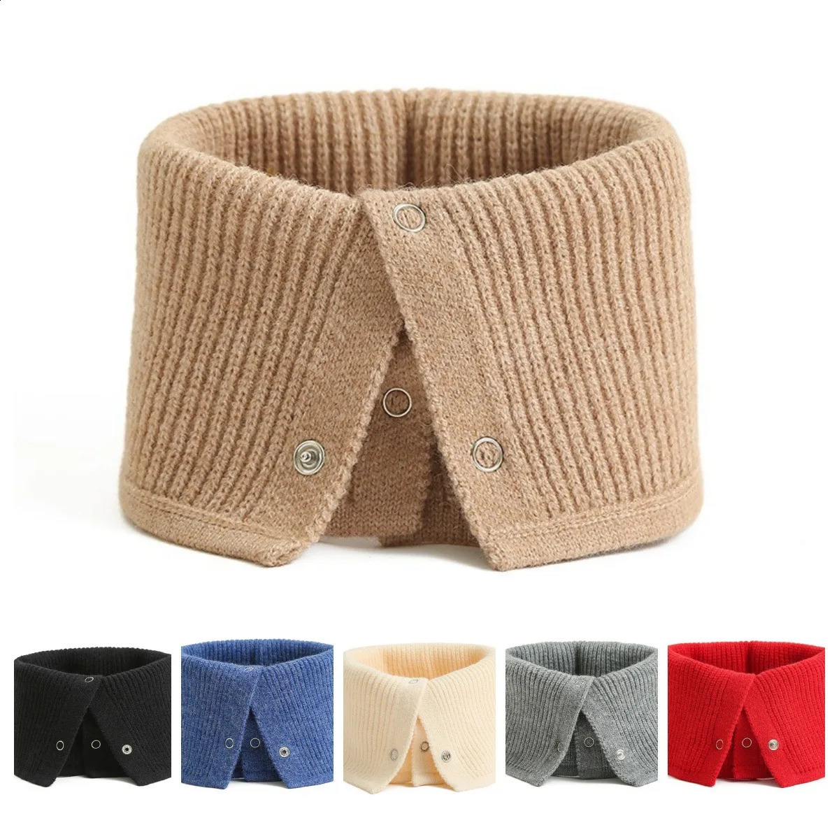 Womens Neck Hoods Autumn Winter Protection Mens Warm Versatile Collar Knit Fashion Decoration Woolen Collar 4W998 251020