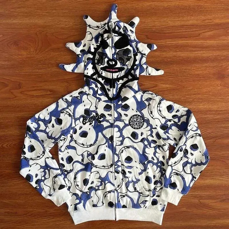 Men's Hoodies Glo Gang The Glory Full Zip Hoodie Casual Good Loose Sweatshirt Hooded Men Designer Hoodie Jacket Tracksuit Men Polo Veste Coat Wom