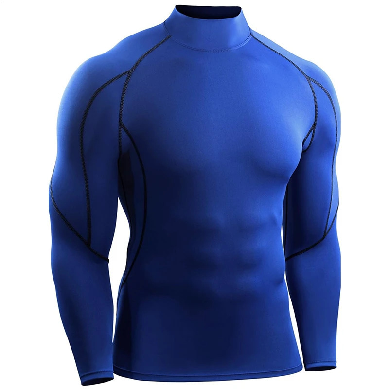 Mens Running T Shirt Sportswear Long Sleeve Male Tracksuit Elastic Rashgard Gym Fitness Tights Training Compression Tshirt Men 251023