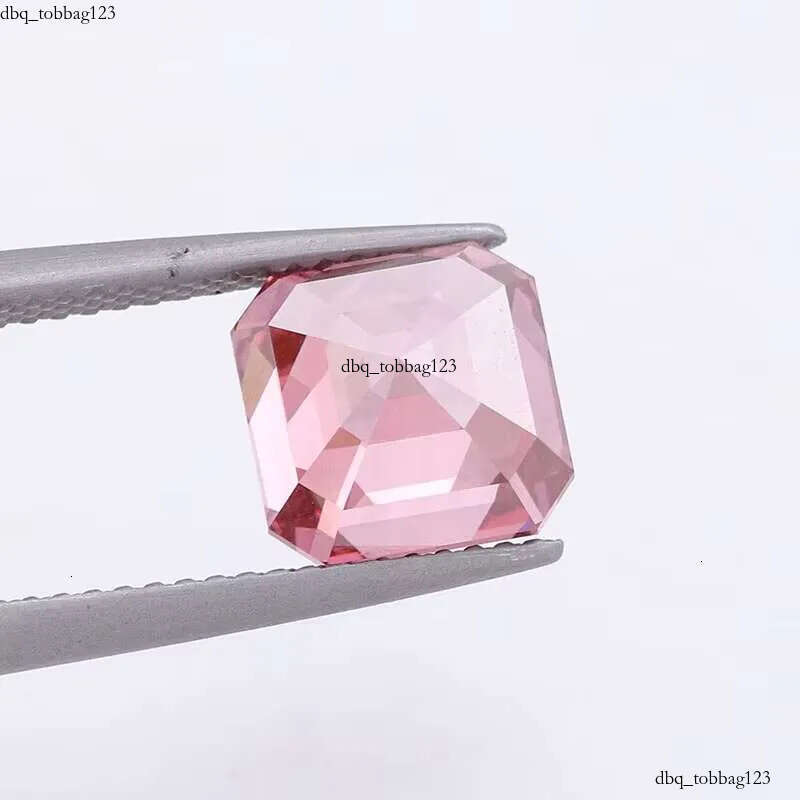 Asscher Cut 4.03carat Hpht Cvd Fancy Pink Lab Grown Loose Dias Synthetic Dia Factory Wholesale
